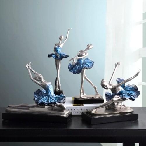 Resin home decoration ballet ornaments living room wine cabinet decoration bedroom room table personality home furnishings