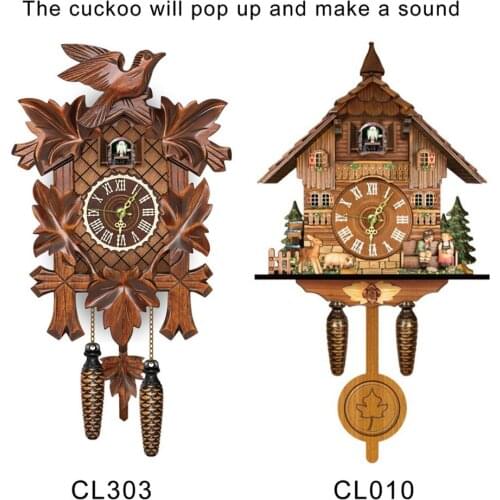 Cuckoo Clock Living Room Wall Clock Bird Cuckoo Alarm Clock wall Watch Modern Children Unicorn Decorations Home Day Time Alarm