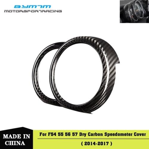 Dry Carbon fiber Speedometer Display meter box cover For MINI F55 F56 F57