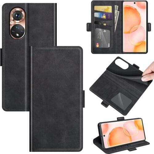 Case For Huawei Honor 50 Leather Wallet Flip Cover Vintage Magnet Phone Case For Honor 50 Coque