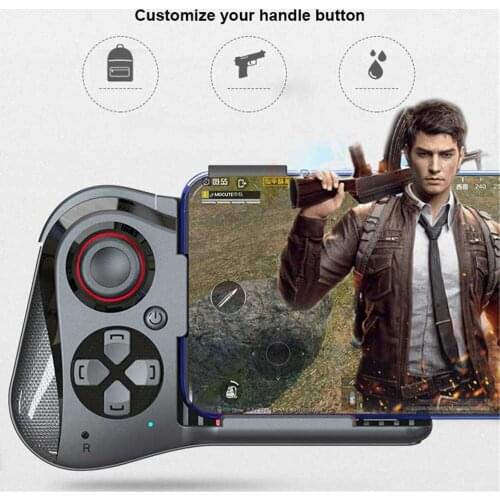 For PUBG One-handed Wireless Bluetooth Gamepad for Android IOS Phones Gaming Game Pad