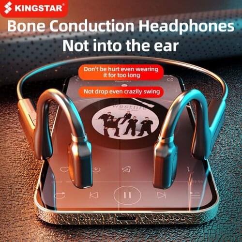 KINGSTAR G1-1 Conceptual Bone Conduction Earphones Bluetooth Earphone Wireless Headset TWS Sport Waterproof Earbuds Headphone