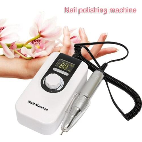 Portable Electric Nail Art Machine Nail Drills Polishing 35000 Rpm Portable Portable Source Nail Art Nails Accesorios -VL16