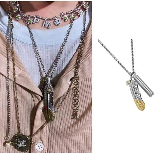 KPOP G-Dragon Necklaces Metal Sweater Necklace PEACEMINUSONE KWON JI YONG FH14