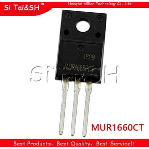 10pcs MUR1660G TO220F MUR1660CT U1660G TO-220 MUR1660 1660CT new original