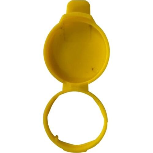 Car Windshield Washer Bottle Yellow Nozzle Cap Cover/ Reservoir Cap Lid for Saab B36B