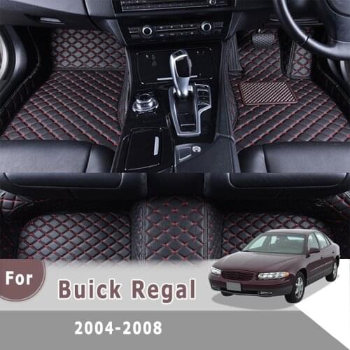 RHD Custom Car Floor Mats For Buick Regal 2008 2007 2006 2005 2004 Auto Accessories Interiors Car Styling Front and Rear Carpets