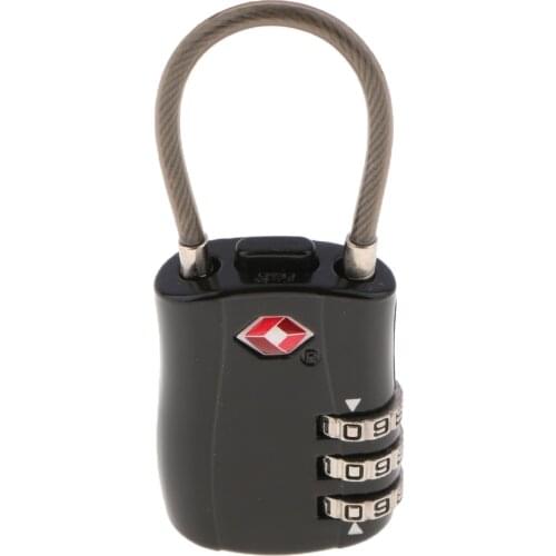 TSA Resettable 3 Digit Combination Travel Luggage Suitcase Bag Code Lock Padlock TSA002