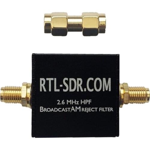 Broadcast AM Reject High Pass Filter (2.6 MHz HPF) by RTL-SDR Blog