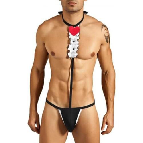 Thongs for sexy man exotic appliques t-back