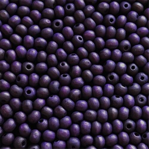 Dark Purple Rondelle Wood Beads,400pcs 6mmx5mm Bracelet Necklace Beads, Jewelry Findings Free Shipping