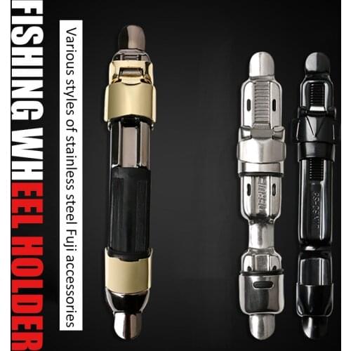 Stainless Steel Fishing rods wheel seat pole deck rods clip reel fitted deck stainless steel seat fishing tackle accessories