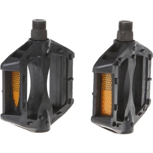 Bicycle Pedals Reflective Plastic Cycling Anti Slip Universal Mountain Road Bike
