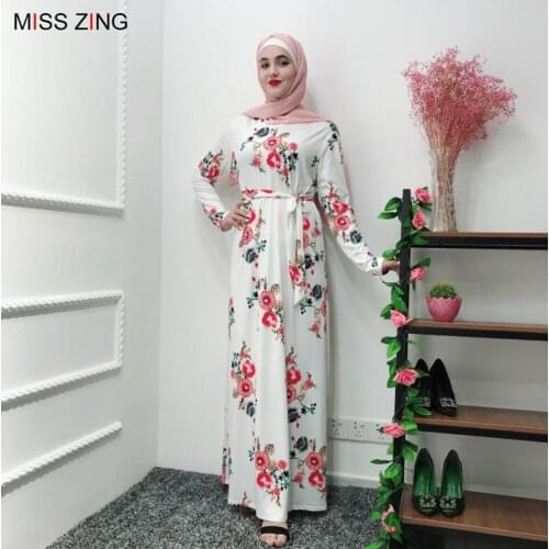 Women Muslim Abaya Print Flower Dress Summer Mesh Cardigan Tunic Kimono Long Robes Jubah Middle East Ramadan Arab Islamic Prayer