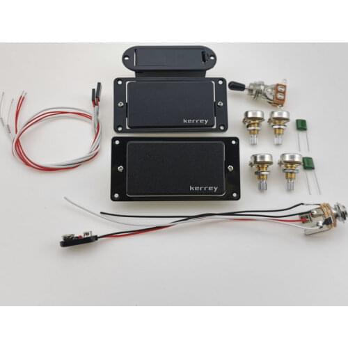 Kerrey Guitar Pickups Active Humbucker Pickups 9V battery powered by