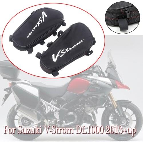 FOR SUZUKI Vstrom 1000 DL1000 2013+up Motorcycle Accessories Frame Crash Bars Waterproof Bag Repair Tool Placement Bags dl 1000