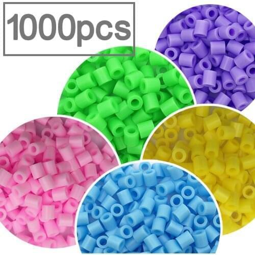 5mm / 1000pcs perler PUPUKOU fuse beads Pearly Iron Beads for Kids Hama Beads Diy Puzzles High Quality Handmade Gift Toy
