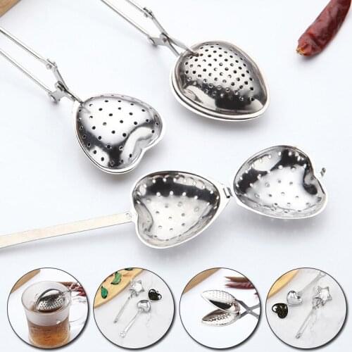 Tea Filter Spring Tennis Creative Teapot Filter Screen Reusable Stainless Steel Handle Spoon Kitchen Accessories