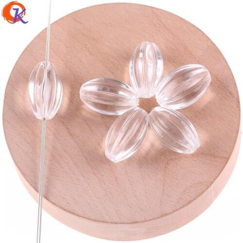 Cordial Design 14x24mm 160cs/Lot Acrylic Beads/Clear Oval Shape Beads/Hand Made/Necklace/Jewelry Accessories/Earring Findings