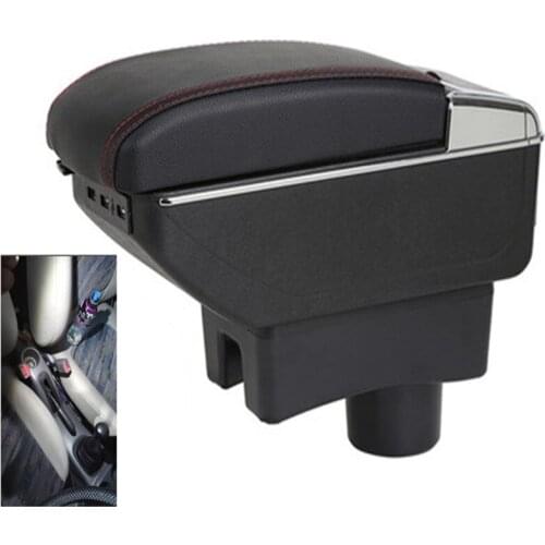 For Mazda demio Armrest Box Universal Car Central Armrest Storage Box cup holder ashtray modification accessories