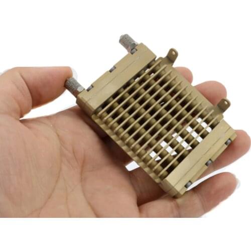 Hydraulic Oil Radiator 6CH All Brass Welding Fast Air-Cooled For 1/12 1/14 RC Truck Tamiya Hydraulic Excavator Loader Parts