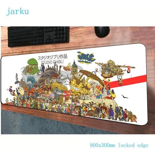 900x300x2mm Totoro pad mouse gaming mousepad gamer mouse mat Personality pads game computer padmouse laptop play mat