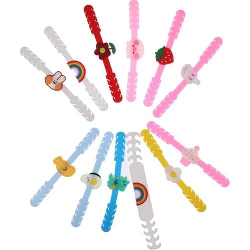 2Pcs Cartoon Silicone Hook Strap Holder Extension For Mask Ear Protector