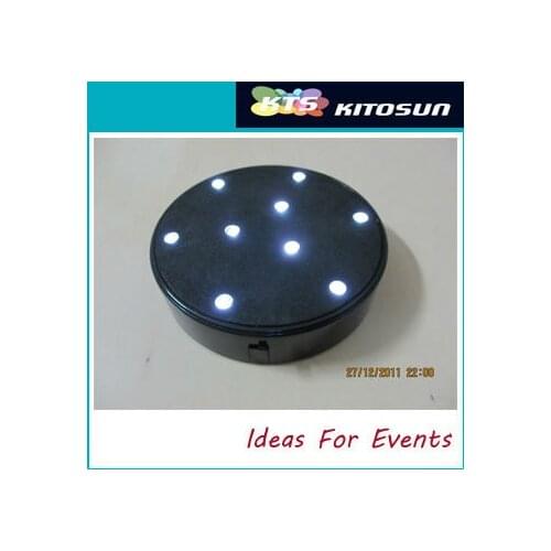 Round decor wedding centerpieces,9pcs Super bright LED lights