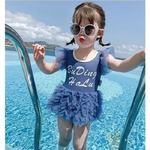 Girls Baby Swimsuit Lace Baby Swimwear Dress Cake For Girls Toddler Bikini Beach Sunsuit Summer Infant Bathing Suit Baby Clothes