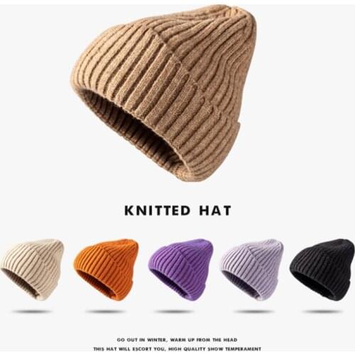 Newest Skullies Beanies Winter Hats For Men Cotton Cashmere Knitted Beanie Soft Colorful Outdoor Caps Kniited Hats For Women