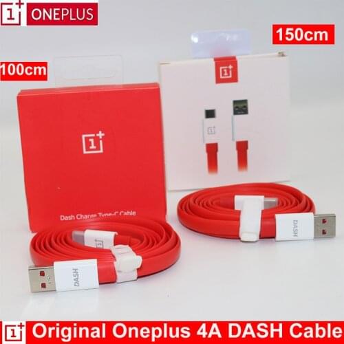 Original/Genuine ONEPLUS 5T Dash Cable One plus 6 Fast Charger Cable 4A Rapid Charge Usb Type c Data Cable for 6t 5 3t 3 phone