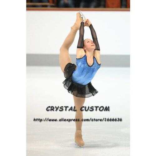 Ice Figure Skating Dresses For Girls Graceful New Brand Kids Competition Figure Skating Dress Custom DR3982