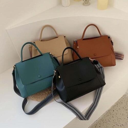 Simple Large Capacity Women Bag Pu Leather Leisure Single Shoulder Bags for Female Top-Handle Hand Totes Crossbody Bags