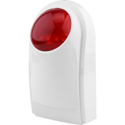 Wired Alarm 115db Outdoor Waterproof Flash Siren Sound Strobe Flash Alarm Siren For Wif GSM PSTN Home Security Alarm System