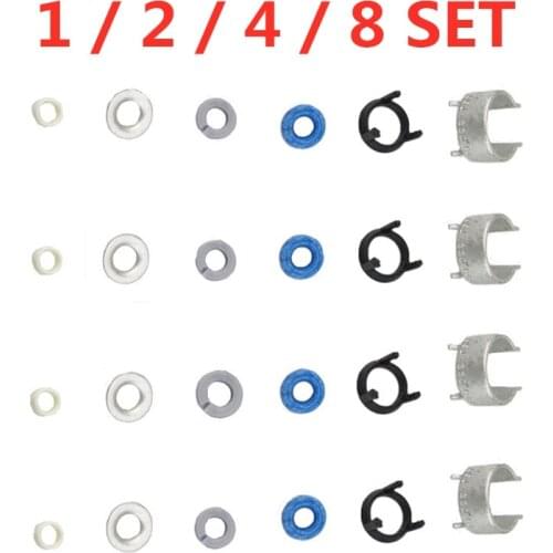 1.8T 2.0T Fuel Injector Nozzle Seal O-Ring Repair Kit For Passat B6 EOS CC Golf 7 MK7 Tiguan A3 8P S3 A4 B8 B9 A5 A6 C7 Q3 Q5 TT