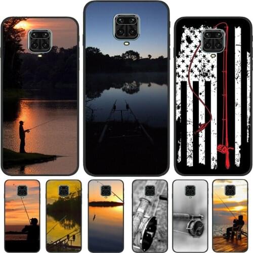 Fishing Rod For Xiaomi Redmi 9T 9 A 9C K40 Funda For Redmi Note 10 Pro 8 8T 9S Note 9 Pro Phone Case