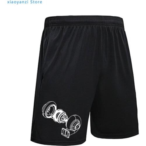 Exploded Turbo Car running shorts Mens Adult Tops Clothing men sports pants Print Youth short pants Plus Size