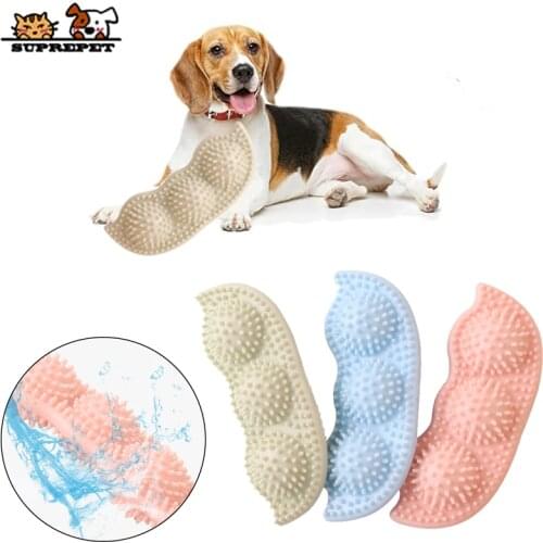SUPREPET Silica gel Pet Dog Chew Toys Soft Dog Teeth Cleaning Toy Puzzle Interactive Puppy Toys Dog Supplies juguetes para perro