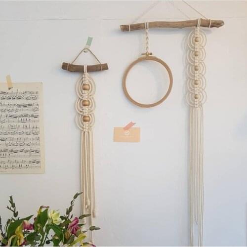 Nordic Kids Room Hanging Decor Hand-woven Macrame Tapestry Home Party Ornaments N1HB