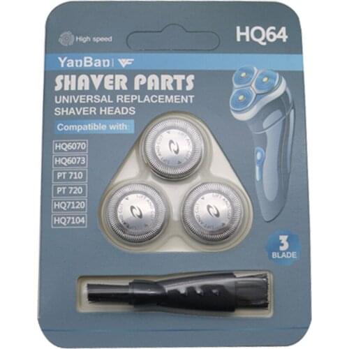 3pcs Replacement Shaver Head for philips HQ64 HQ54 HQ6070 HQ6071 HQ5705 HQ 5710 HQ6073 HQ7310 HQ7325 HQ7320 HQ7340 PT710
