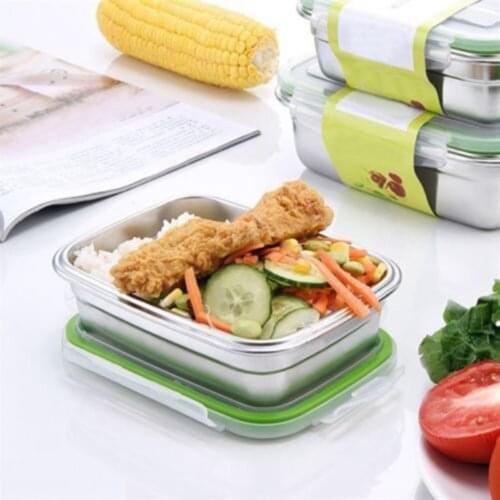 Newest Arrivals Stainless Steel Thermal Insulated Lunch Box Bento Food Container Layer Storage Boxes for drop shipping