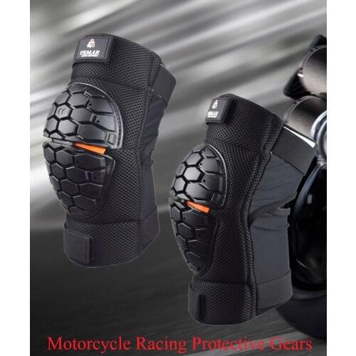 Vemar PVC Shell Breathable Motorcycle Knee Guards Motobike Knee Pads Motocross Racing Protective Gears CE Certification Rodiller
