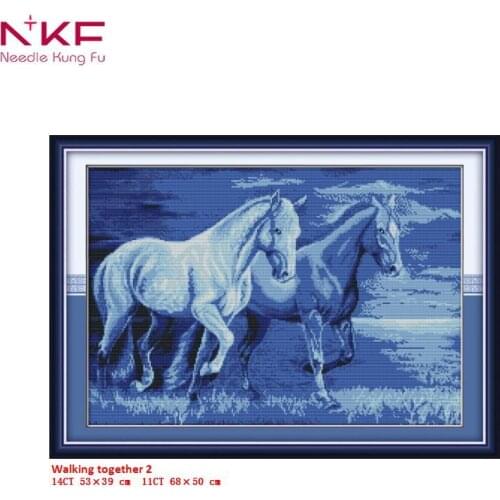 Needlework,DIY DMC Cross stitch,Sets For Embroidery kits,Precise Printed first kiss Patterns Counted Cross-Stitching Home Decor