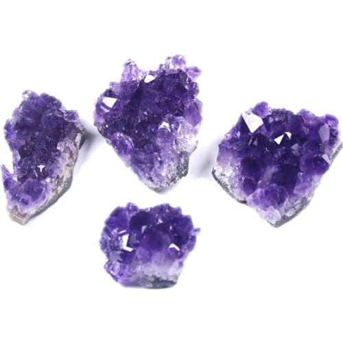 10-50g Natural Raw Amethyst Quartz Crystal Cluster Healing Stones Specimen Home Decoration Crafts