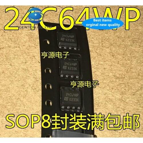 30pcs 100% new and orginal real stock M24C64-WMN6TP 24C64WP 24C64 SOP8