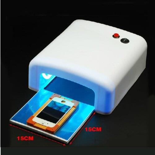 36W hot sale !!220V/110v style Gel Curing Nail Art UV Lamp (EU Plug) with 4pcs 9W 365nm Bulb