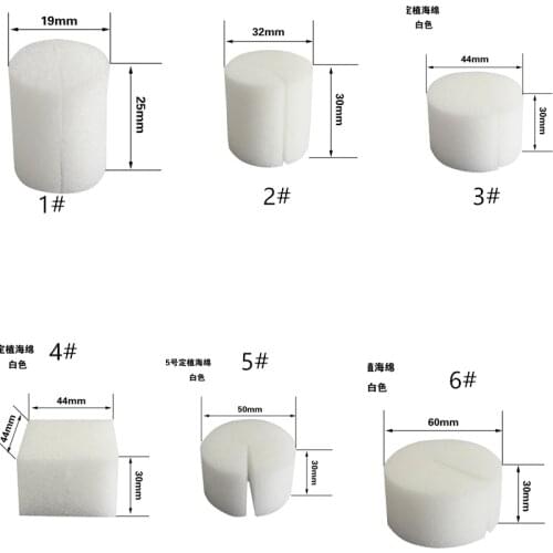 6 kinds of size Soilless Cultivation Of Seedlings Planted Sponge Hydroponic Vegetable Cultivation System Planting Gardening Tool