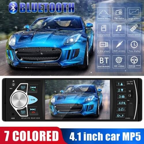 Vehemo 4022D Car Audio Bluetooth Handsfree 4.1" inch Radio USB/AUX Steering Wheel Control Video MP5 Player Playback Autoraido