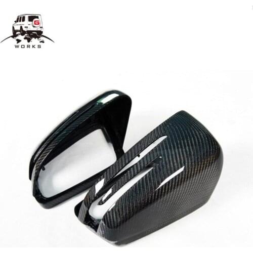G class W463 carbon fiber material side mirror cover fit for G wagon 1990-2018y W463 G500 G63 G350D G65 side mirror