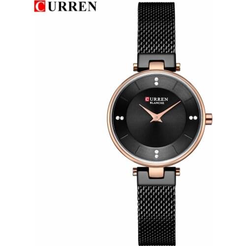 CURREN Women Watch Luxury Brand Mesh belt Ladies Quartz Women clock Watches 2018 Sport Relogio Feminino Montre Femme WristWatch